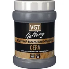 Защитная восковая эмульсия VGT по венецианской штукатурке 0,9 кг