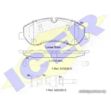 Тормозные колодки Icer 142119