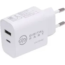 Сетевое зарядное Digital Part FC-135 (с кабелем microUSB)