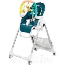 Высокий стульчик Peg Perego Pappa Follow Me Plus (petrolio)
