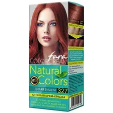 Крем-краска для волос, тон 327 Дикая вишня FARA Natural Colors