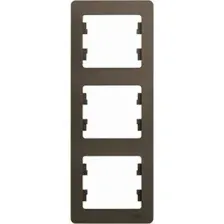 Рамка Systeme Electric Glossa GSL000807 (шоколад)
