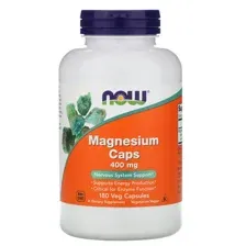 Now Foods Magnesium 400 мг 180 капсул