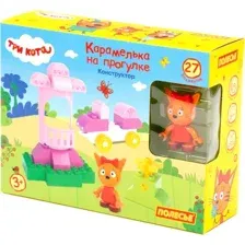 Конструктор Полесье Три кота. Карамелька на прогулке / 77179
