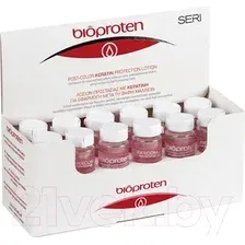 Ампулы для волос Farcom Professional Seri Bioproten для защиты цвета окрашенных волос (12x10мл)