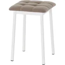 Табурет AMC Comfort 7К6.17 (кожзам, капучино/белый)