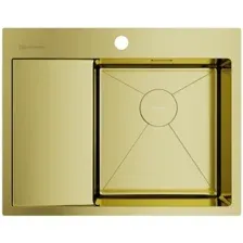 Кухонная мойка Omoikiri Akisame 65-LG-R 4973084 (светлое золото)