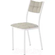 Стул AMC Comfort 3К6.3 (кожзам бежевый/белый)