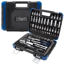 Набор инструментов 108 пр. 1/4'', 3/8''(6гр.) (4-22мм) Scheppach