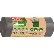 Пакеты для мусора Paclan For Nature Multitop (35л, 30шт)