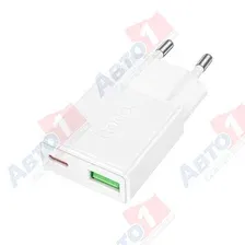 HOCO 61164 Зарядное устройство N73 PD20W+QC3.0 белый