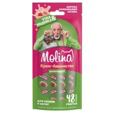 Molina Крем-лакомство с уткой и индейкой 48 г