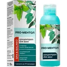 Концентрат для ванн Pro ментол 100 мл