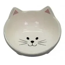 Миска для животных №1 Мордочка кошки / МКР2148 (140мл, серый)