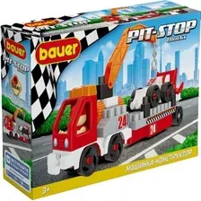 Конструктор Bauer Pit Stop 817 С эвакуатором и гоночной машиной