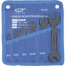 Набор ключей СибрТех 15220 (6 предметов)