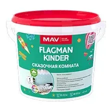 Краска MAV Flagman Kinder 3 л (белый полуматовый)