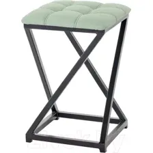 Табурет AMC Comfort 8К1.10 (кожзам мятный/черный)