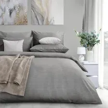 Комплект постельного белья Verossa Stripe 2сп 70x70 / 760176 (Gray)