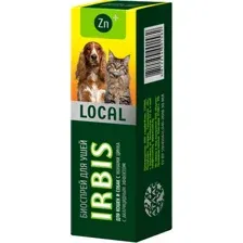 Капли для лечения ушей у животных IRBIS Local для кошек и собак (30мл)