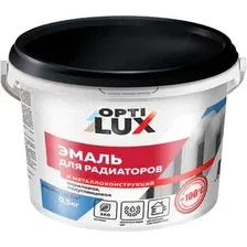 Эмаль Оптилюкс Для радиаторов акриловая 0.5 кг (белый)