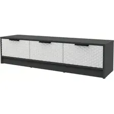 Тумба Интерлиния ТВ Концепт КТ-ТВ3-35 Техно (антрацит/грей)