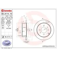 Тормозной диск Brembo 08A11411