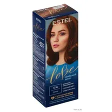 Крем-краска для волос "Estel Love" тон: 6/4, каштан