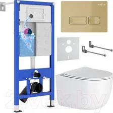Инсталляция с унитазом подвесным Roxen StounFix Dual Fresh 968090