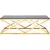 Журнальный столик Stool Group Инсигния 120x60 / ECT-026-TG-SK (стекло Smoke/сталь золото)