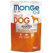 Monge Пауч Grill Senior Dog (Утка) 100 г