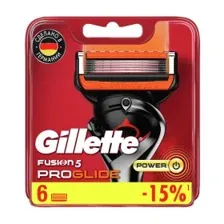 Кассеты Gillette FUSION Power RED 6шт