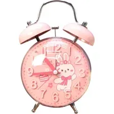 Настольные часы ILikeGift Clear wake-up with animals HL-5140-02 (pink bunny)