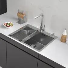 Кухонная мойка ARFEKA Eco AR мойка 600*500, коландер G, дозатор Satin Decor