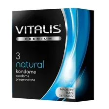 Презервативы VITALIS® PREMIUM №3 natural классические 3шт.