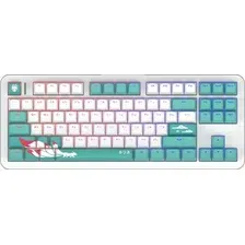 Клавиатура Red Square Alumix TKL Classic Kitsune g3ms Aquamarine, белый