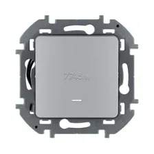 Выключатель Legrand Inspiria 673612 (алюминий)