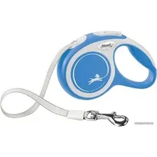 Поводок-рулетка Flexi New Comfort S Tape 5 м (синий)