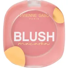Румяна для лица Vivienne Sabo Macaron, тон 02, холодный розовый, 4.1 г