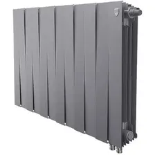 Биметаллический радиатор Royal Thermo PianoForte 500 VDR Silver Satin (12 секций)
