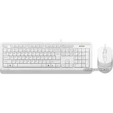 Офисный набор A4Tech Fstyler F1010 (белый/серый)