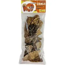 Лакомство для собак Симба Легкое говяжье сушеное Кусочки (50г)