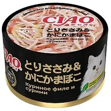 INABA CIAO can Куриное филе с сурими 85 г
