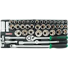 Набор инструментов 1/2" 6 граней 43 предмета TOPTUL (GCAT4301)