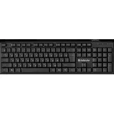 Клавиатура DEFENDER Element HB-520 USB Black 