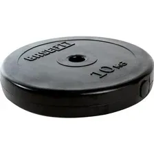 Диск для штанги BaseFit BB-203 (10кг, черный)