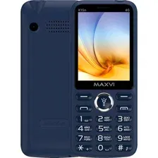 Кнопочный телефон Maxvi K15n 4G (синий)