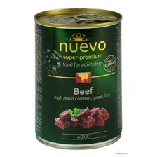 Консервы для собак "Nuevo" (400 г; говядина)