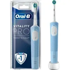 Электрическая зубная щетка Oral-B Braun VITALITY PRO Protect X Clean Vapor Blue Cross Action