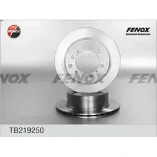 Тормозной диск FENOX TB219250 вентилируемый , задняя ось